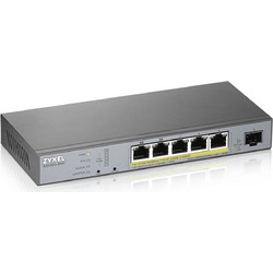 ZyXEL GS1350-6HP Managed L2 Switch με 5 Θύρες Ethernet 1Gbps και 1 SFP Θύρα