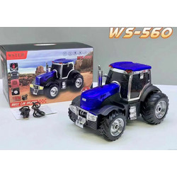 Wster WS-560 Ηχείο Bluetooth 12W με Ραδιόφωνο Μπλε