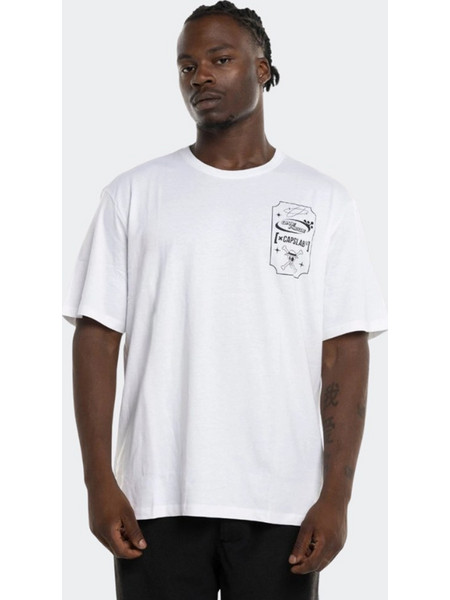 CAPSLAB One Piece Ανδρικό T-Shirt σε Λευκό Χρώμα