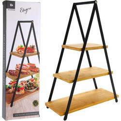 ΕΤΑΖΈΡΕΣ & ΟΡΝΤΕΒΙΈΡΕΣ FOOD STAND EH 3 TIERS BAMBOO 784610100