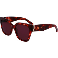 Longchamp LO732S 640 Γυναικεία Γυαλιά Ηλίου Τετράγωνα Κοκάλινα Ταρταρούγα με Καφέ Polarized Φακό