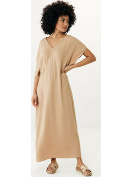 Mexx Maxi Καλοκαιρινό Καθημερινό Φόρεμα Μπεζ TU0613033W-161315