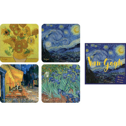 Σετ 4 Σουβέρ Van Gogh 10x10 cm