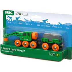 Brio World Βαγόνι Με Γερανό 33698