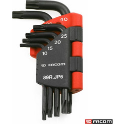 Facom 89R.JP6 Σετ με 6 Κλειδιά Resistorx σε Πλαστική Θήκη