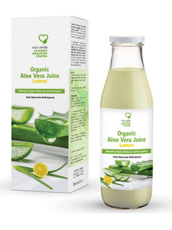 Vivo Verde Χυμός Οργανικής Αλόης με Γεύση Λεμόνι 1lt