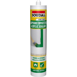 Soudal Ακρυλικό Σφραγιστικό (Στοκοσιλικόνη) Λευκό 280ml