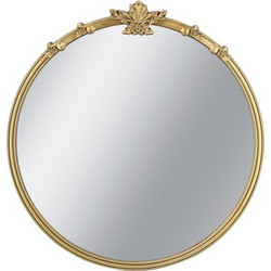 Artekko Mirror Χρυσός MDF Καθρέπτης Τοίχου (76x2.5x79)cm