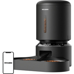 PETLIBRO Granary 5L Pet Food Dispenser with Double Bowl (Black) - 0754932368591