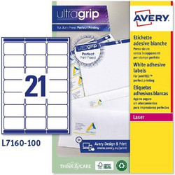 ΕΤΙΚΕΤΕΣ AVERY ΛΕΥΚΕΣ LASER ΔΙΕΥΘΥΝΣΕΩΝ 63.5X38.1 21 ΦΥΛΛΟ ΠΑΚΕΤΟ 100 ΦΥΛΛΩΝ