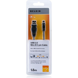 CABLE,USB,USBA/USBMINI5PB,1.8M,POWER/DATA,PRO