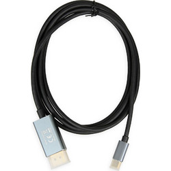 iBox ITVCDP4K video cable adapter 1.8 m USB Type-C DisplayPort Black