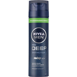 Nivea Men Deep Smooth Αφρός Ξυρίσματος 200ml