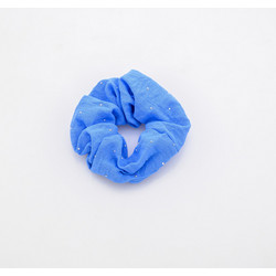 Soft Scrunchie Μαλλιών που δεν Σπάει την Τρίχα-Γαλάζιο Γαλάζιο Novita