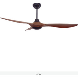 Aca FANKVBR50 Ανεμιστήρας Οροφής 132cm 40W με Φως & Τηλεχειριστήριο Καφέ