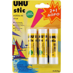 ΚΟΛΛΑ UHU STICK 2+1 8 GR