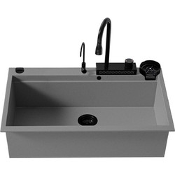 Sanitec Ultra Granite Quartz 850 Multi Ένθετος Νεροχύτης Γρανίτη Ματ Pietra 79x50cm