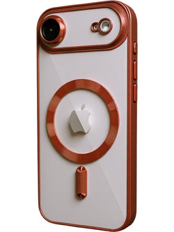 Techsuit Luxury Crystal MagSafe Back Cover Red (iPhone 17 Air)