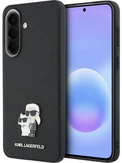 Karl Lagerfeld Saffiano K&C Metal Logo Θήκη για Samsung Galaxy A57 Black