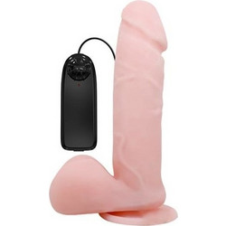 Vibrator Realist Rotating & Vibrating Natural 20 Cm