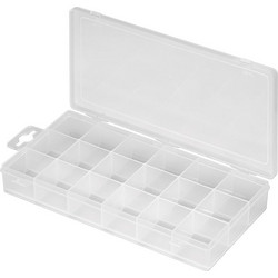 GOOBAY πλαστική θήκη 90149 για μικρά εξαρτήματα, 21x10.5x3cm, διάφανη