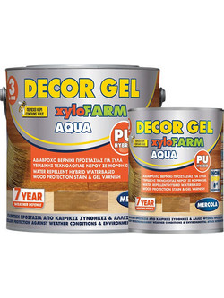 Mercola Decor Xylofarm Aqua Gel Βερνίκι Ξύλου Ανοιχτό Δρυς Ματ 2.5lt
