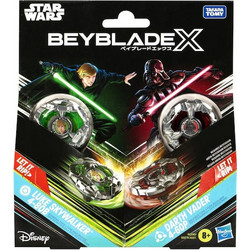 Beyblade X And Star Wars Collab Luke Skywalker 4-80B Vs. Darth Vader 4-60B Mult Hasbro (G0290)