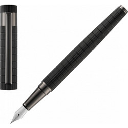 HUGO BOSS Loop Bauhaus Black Fountain Pen HSQ5632A