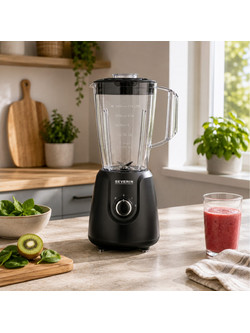 Severin SM 3707 Μπλέντερ για Smoothie με Γυάλινη Κανάτα 1.5lt 600W
