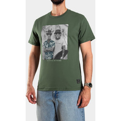 Ανδρικό t-shirt TIGER & GIRAFFE - Πράσινο