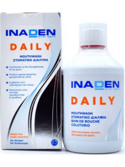 Inaden Daily Στοματικό Διάλυμα για Προστασία Ούλων Κατά της Πλάκας 500ml