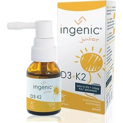 Ingenic Junior D3 & K2 Spray 20ml