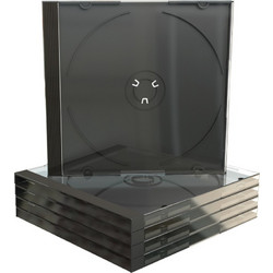 MediaRange CD Jewelcase for 1 disc 10.4mm Black tray (MRBOX22)