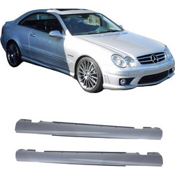Πλαινά Μασπιέ Για Mercedes-Benz CLK-Class W209 02-09 Amg Look Από Abs Πλαστικό 2 Τεμάχια