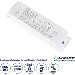 SKYDANCE-TE-36A DC Triac +amp Push Dimmer για Κορυφαία