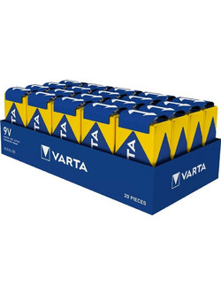 Varta Alkaline 9V 20τμχ