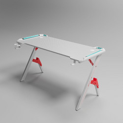 Homeone Gaming Γραφείο 120x60x74cm D2104-WHITE