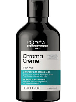 L'Oreal Professionnel Chroma Creme Green Dyes for Dark Brown Hair Σαμπουάν για Προστασία Χρώματος για Βαμμένα Μαλλιά 300ml