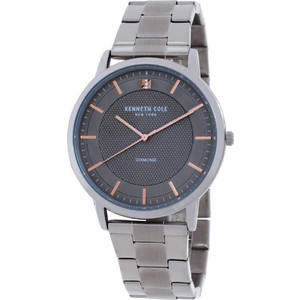 Kenneth Cole Diamond Quartz Ανδρικό Ρολόι με Γκρι Καντράν KCWGG2271405 Kenneth Cole Diamond Quartz Ανδρικό Ρολόι με Γκρι Καντράν KCWGG2271405