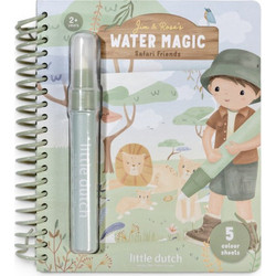 Little Dutch Βιβλίο Ζωγραφικής Water Reveal Jim Safari Friends