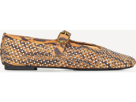Kurt Geiger London Μπαλαρίνες Mayfair Suede 2656346209 Animal Print