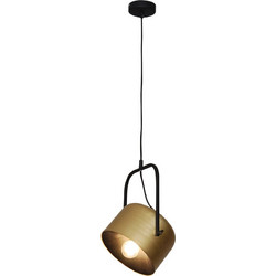Home Lighting Archie Κρεμαστό Φωτιστικό Οροφής Μονόφωτο E27 Χρυσό 77-4273