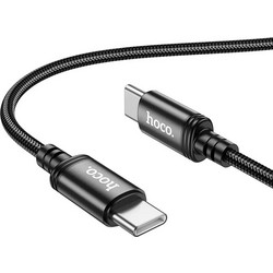 Καλώδιο Hoco X89 Wind USB-C σε USB-C 60W Braided Μαύρο 1m