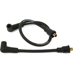 Μπουζοκαλώδια για Harley davidson / 91 - 98 Dyna / 80 - 84 FLH / 85 - 99 Softail Blue Streak, XXX spark plug wire set. Black, white print