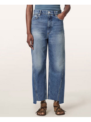 AllSaints Fox Γυναικείο Τζιν Παντελόνι Vintage Indigo W039EF