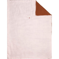 Nattou Susie & Bonnie Κουβέρτα Αγκαλιάς Βελουτέ 75x100 N508353 Καφέ Ροζ