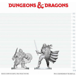 Dungeons & Dragons Nolzur's Mini - Dwarf Fighter & Orc Paladin Unpainted Μινιατούρα