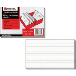 ΚΑΡΤΕΛΕΣ REXEL 08465 6x4 152x102mm 100ΤΕΜ