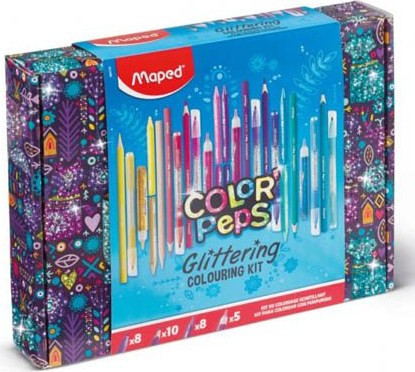 ΣΕΤ ΖΩΓΡΑΦΙΚΗΣ GLITTER MAPED