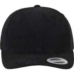 Flexfit Brushed Cotton Twill Mid-Profile Καπέλο Υφασμάτινο Μαύρο